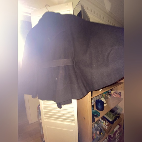 JLo cape mid waist coat size: medium Black - Picture 3 of 4